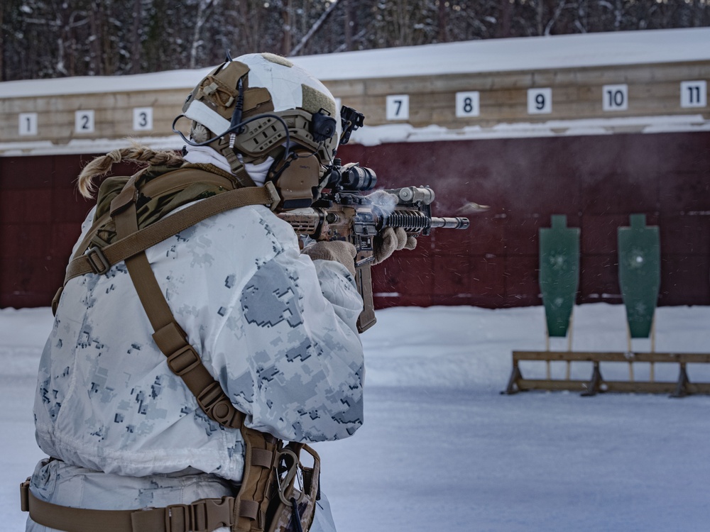 1st Battalion, 2nd Marines in Cold Weather Training during Nordic Response 24 in Norway