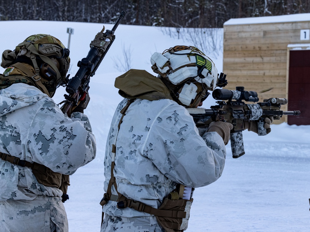 1st Battalion, 2nd Marines in Cold Weather Training during Nordic Response 24 in Norway