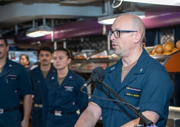 USS Ronald Reagan (CVN 76) hosts birthday celebration for the ship’s namesake President Ronald Reagan