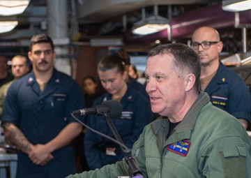 USS Ronald Reagan (CVN 76) hosts birthday celebration for the ship’s namesake President Ronald Reagan
