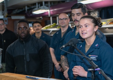 USS Ronald Reagan (CVN 76) hosts birthday celebration for the ship’s namesake President Ronald Reagan