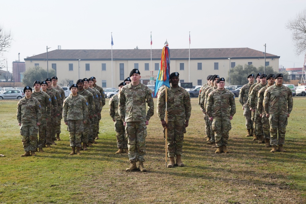 Change of Command Ceremony Bravo Company, 307th Military Intelligence Battalion