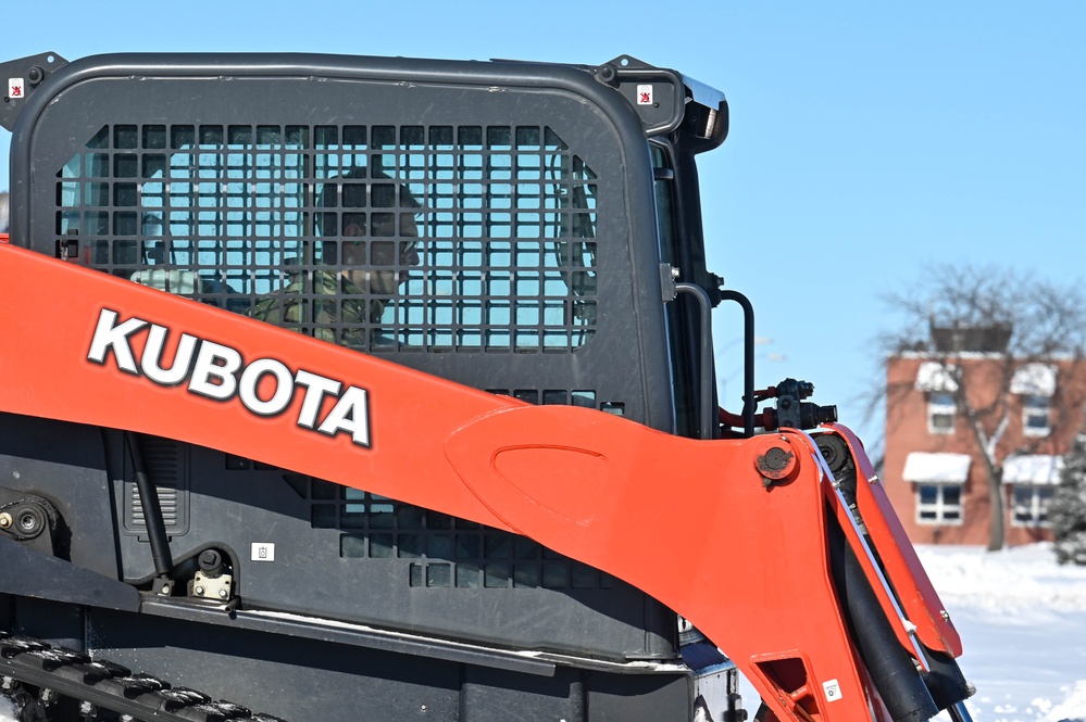 155th CES snow removal