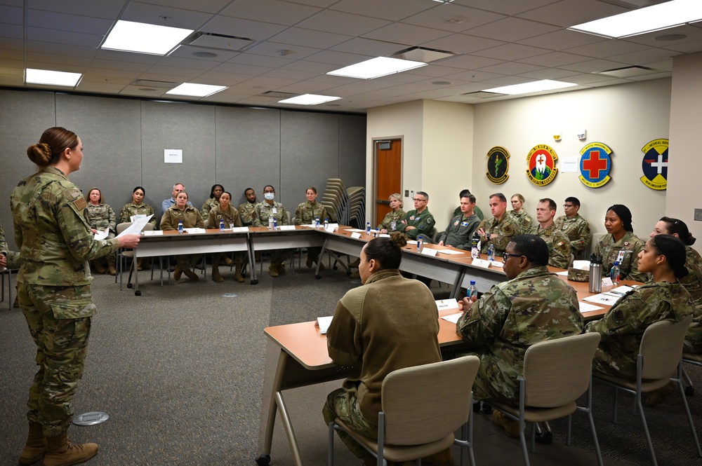 The 15th Air Force commander visited Shaw