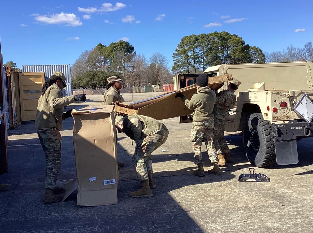 Unit carrys out inactivation order,disposition of equipment