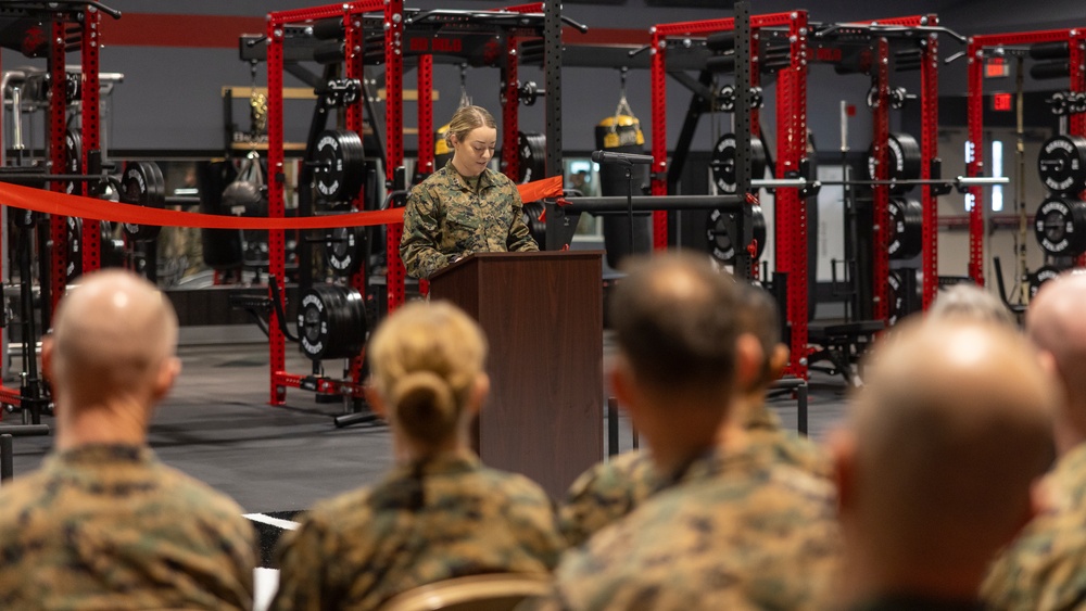 2nd Marine Logistics Group Human Performance Center Grand Opening