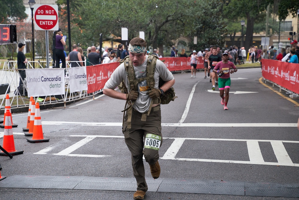 High-speed US Army Chemical Corps officer takes first place in Savannah Bridge Run