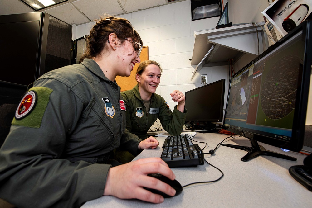 Cadets survey stars in nighttime sky