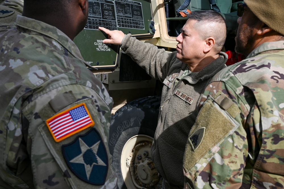 D.C. Air Guard facilitates Army field kitchen deployment