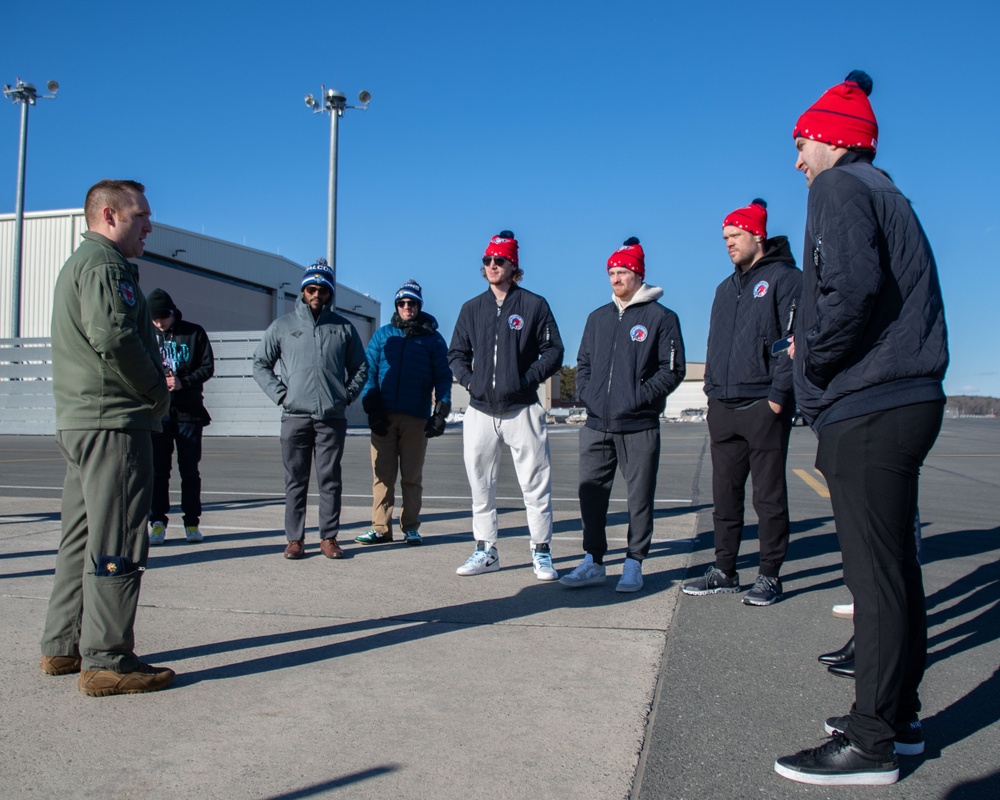 104th Fighter Wing hosts Springfield Thunderbirds for base tour