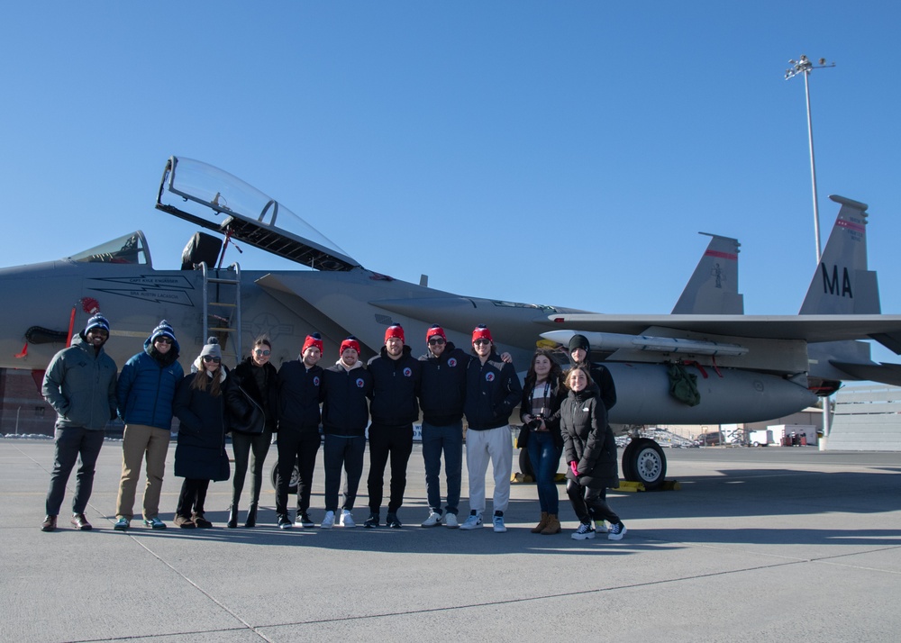 104th Fighter Wing hosts Springfield Thunderbirds for base tour