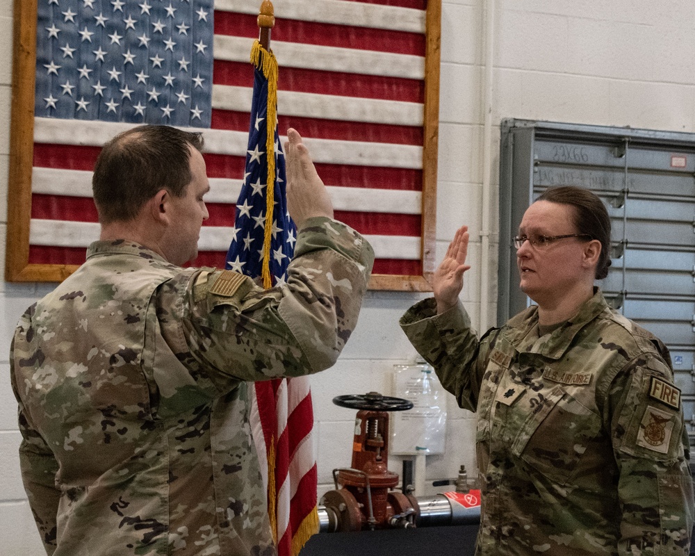 104th Fighter Wing promotes Sinclair to Lieutenant Colonel