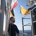 USS Bataan Quartermasters Practice Raising Flags