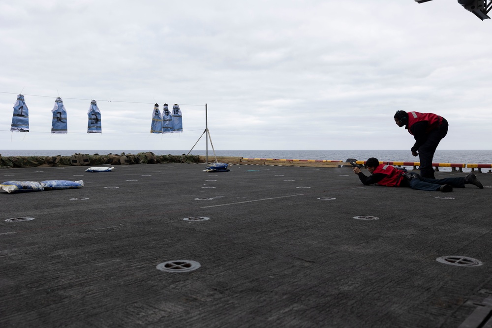 USS Bataan Sailors Participate in Live Fire Exercise
