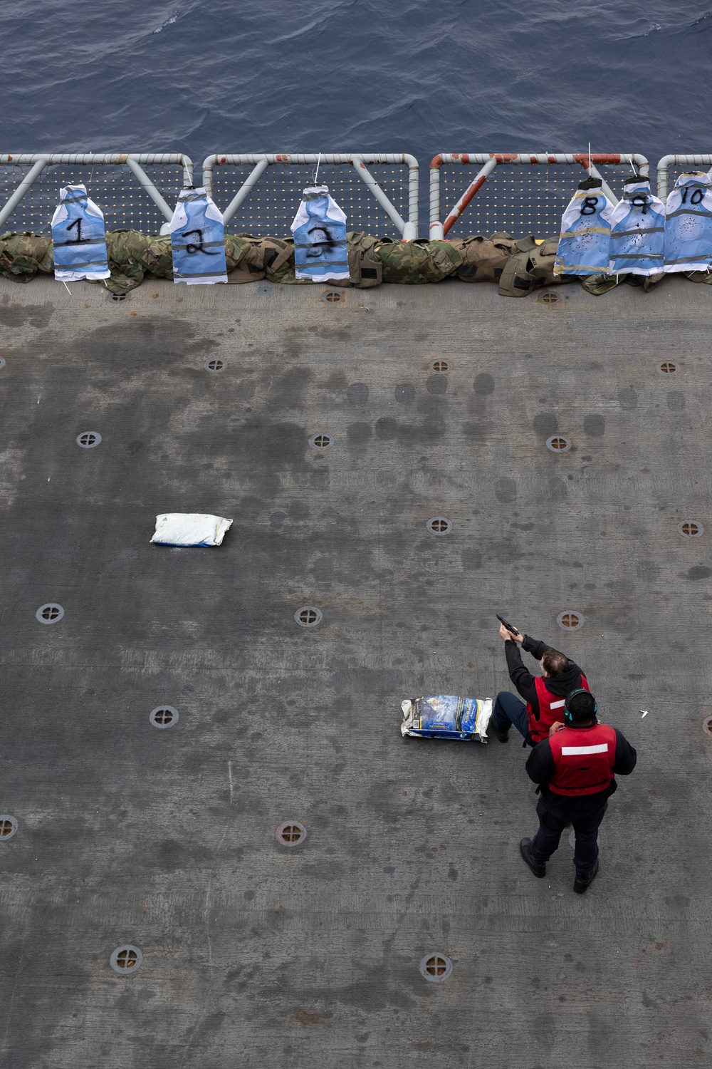 USS Bataan Sailors Participate in Live Fire Exercise