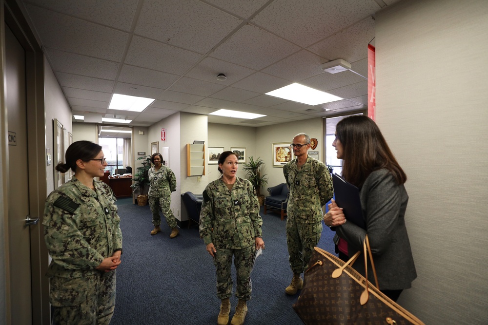 Deputy Assistant Secretary of the Navy (Military Manpower and Personnel) Visits Naval Medical Center San Diego