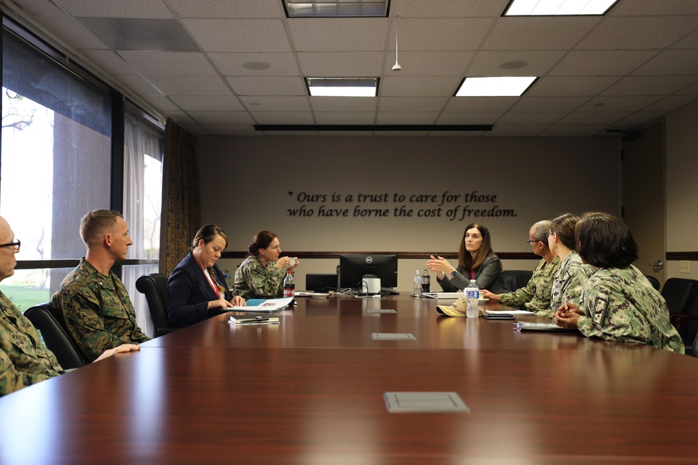 Deputy Assistant Secretary of the Navy (Military Manpower and Personnel) Visits Naval Medical Center San Diego