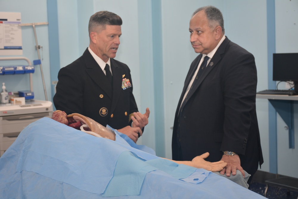 Secretary of the Navy Visits MSC Hospital Ship USNS Mercy