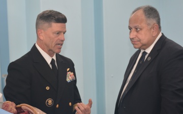 Secretary of the Navy Visits MSC Hospital Ship USNS Mercy