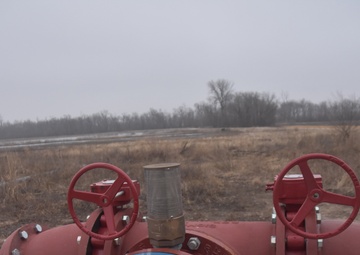 Wetland pumping valve located at the Yorkinut Slough area in Brussels, Illinois
