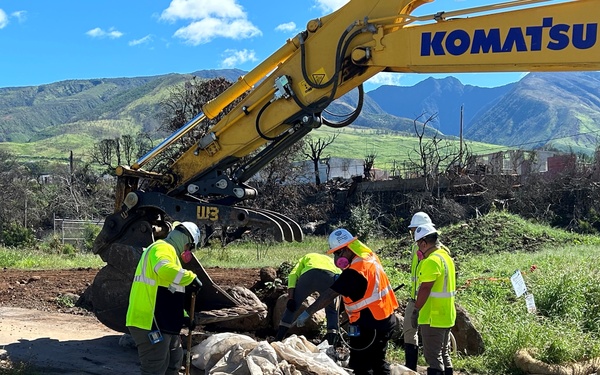 USACE continues debris removal in Lahaina
