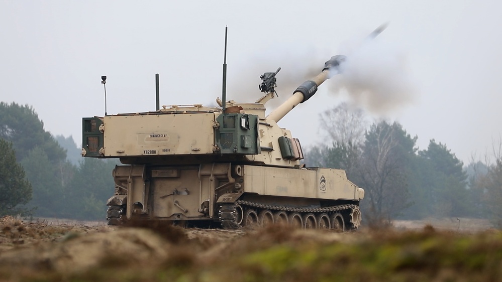 FIRES Excellence: Batteries from the 4-27 FA Lay Down Artillery Fire in Poland