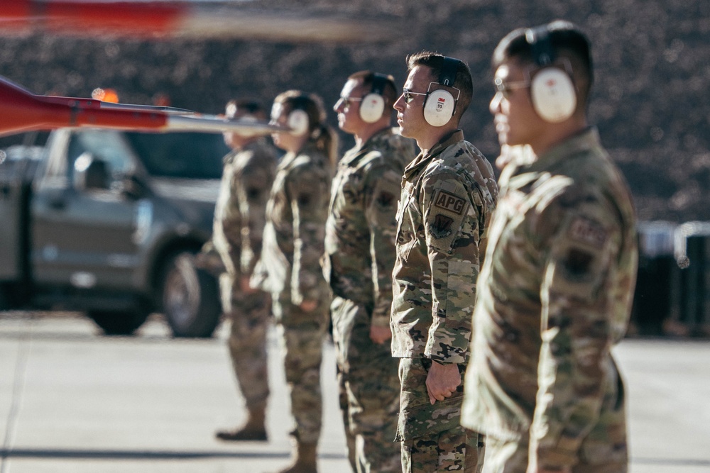 Thunderbirds kickoff winter training at Spaceport America