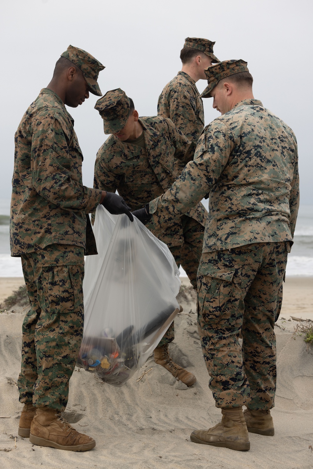 MCI-West Environmental Security Department holds cleanup for Camp Pendleton beaches