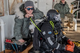 Coast Guard Cutter Polar Star (WAGB 10) conducts world’s southernmost dive