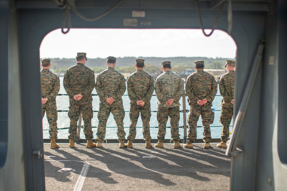 15th MEU, USS Somerset Complete Port Visit in Guam