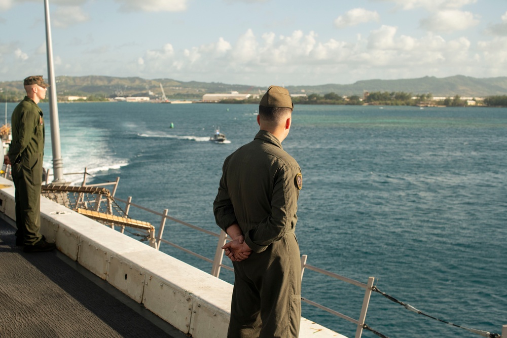 15th MEU, USS Somerset Complete Port Visit in Guam