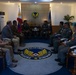 U.S. Marines and personnel from USAID receive recognition from the Acting Vice Commander of the Philippine Air Force