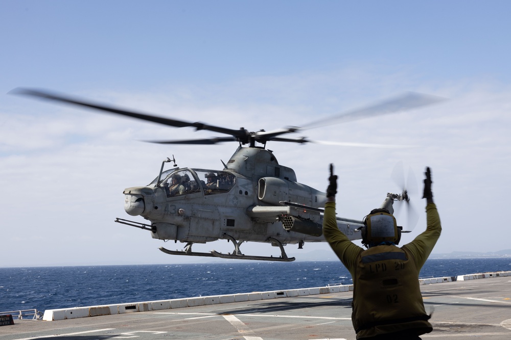 31st MEU ACE, Flight Operations on the USS Green Bay