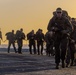 LAR Marines Conduct Conditioning Hike in the Pacific Ocean