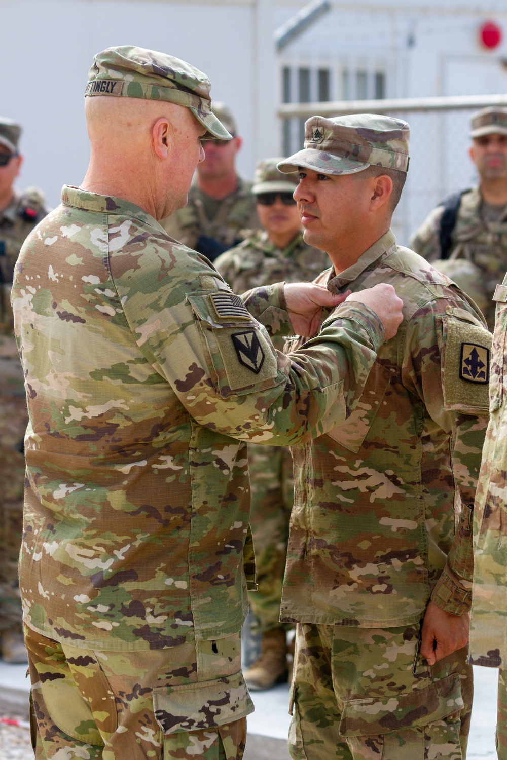 U.S. Forces in Jordan awarded the Combat Action Badge