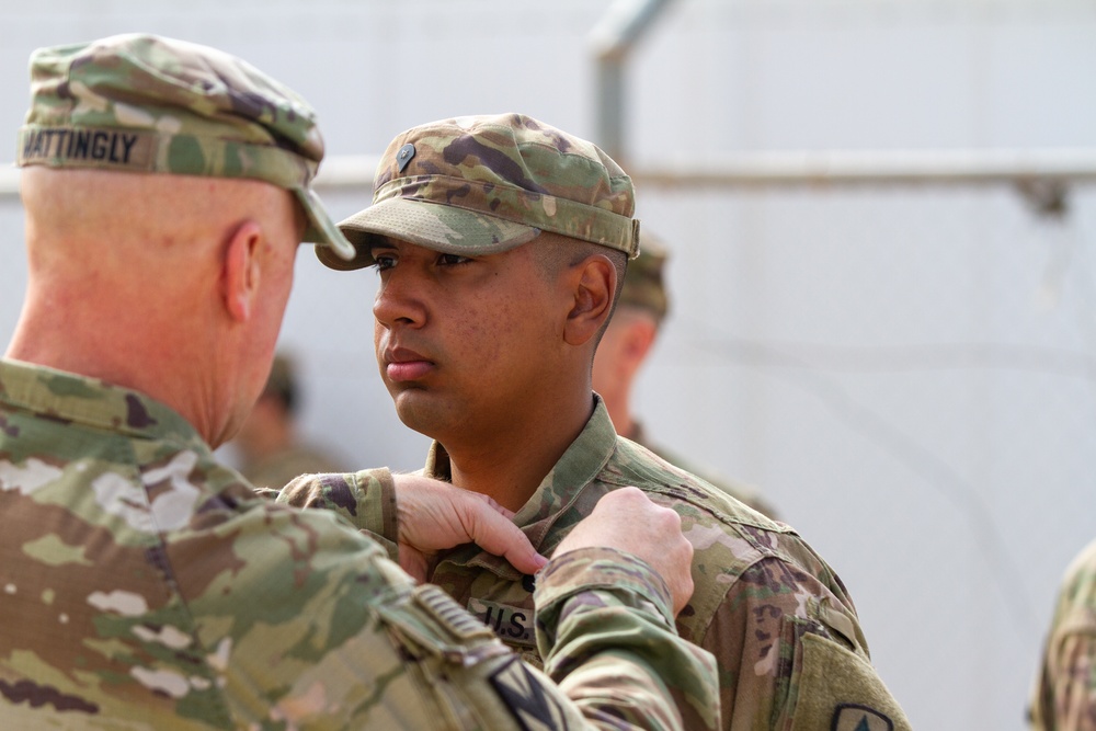 U.S. Forces in Jordan awarded the Combat Action Badge