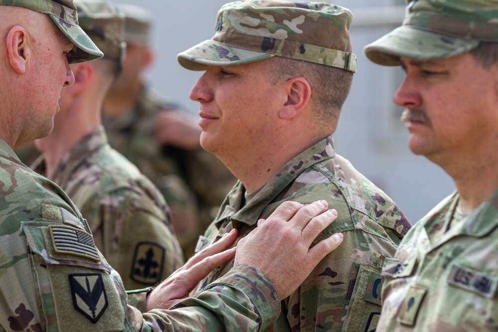 U.S. Forces in Jordan awarded the Combat Action Badge