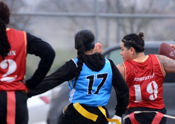 Rain doesn’t stop female flag football tournament