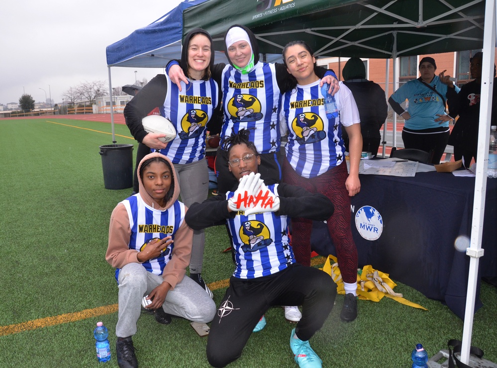 Rain doesn’t stop female flag football tournament