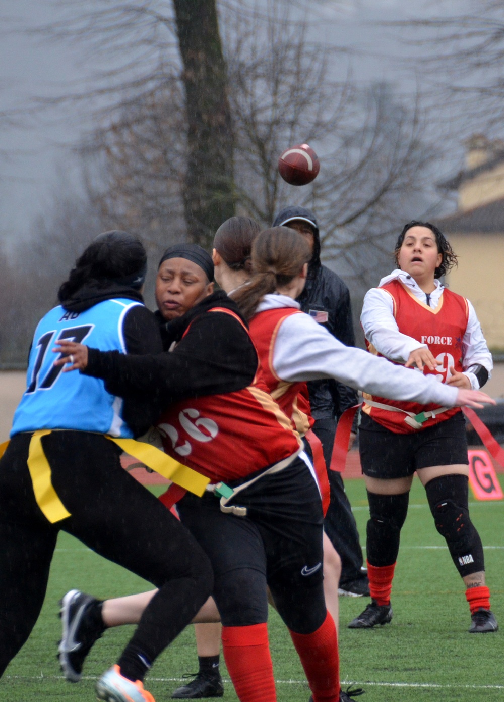 Rain doesn’t stop female flag football tournament