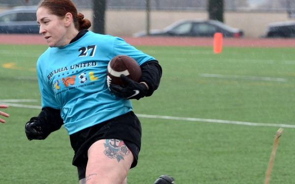 Rain doesn’t stop female flag football tournament