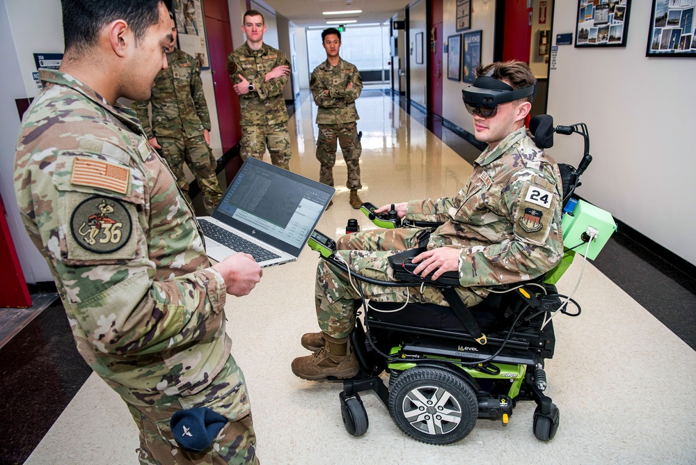 Cadets look to patent gaze-assisted technology