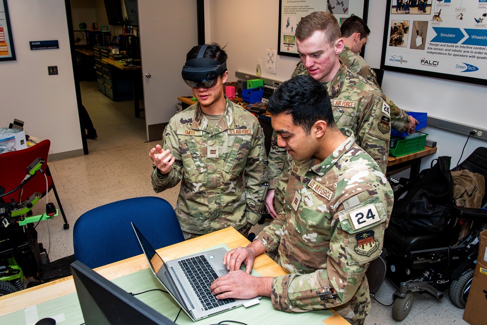 Cadets look to patent gaze-assisted technology