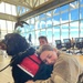 Therapy dogs bring smiles; reduce cadet stress