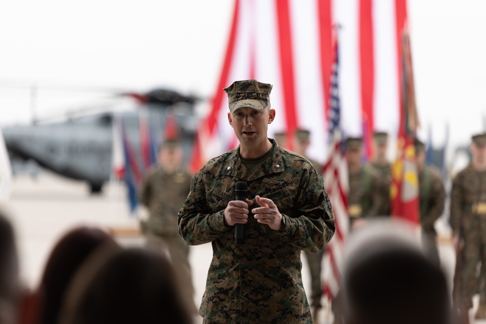 HMH-464 Change of Command