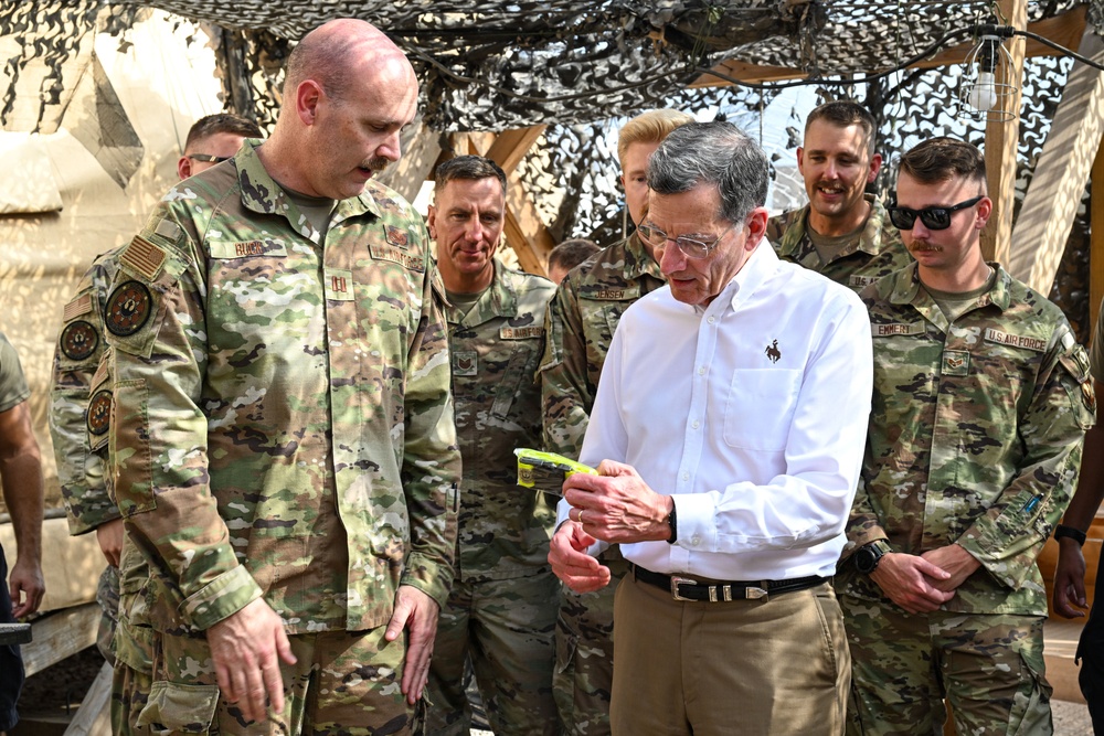 Wyoming senator visits deployed ANG troops