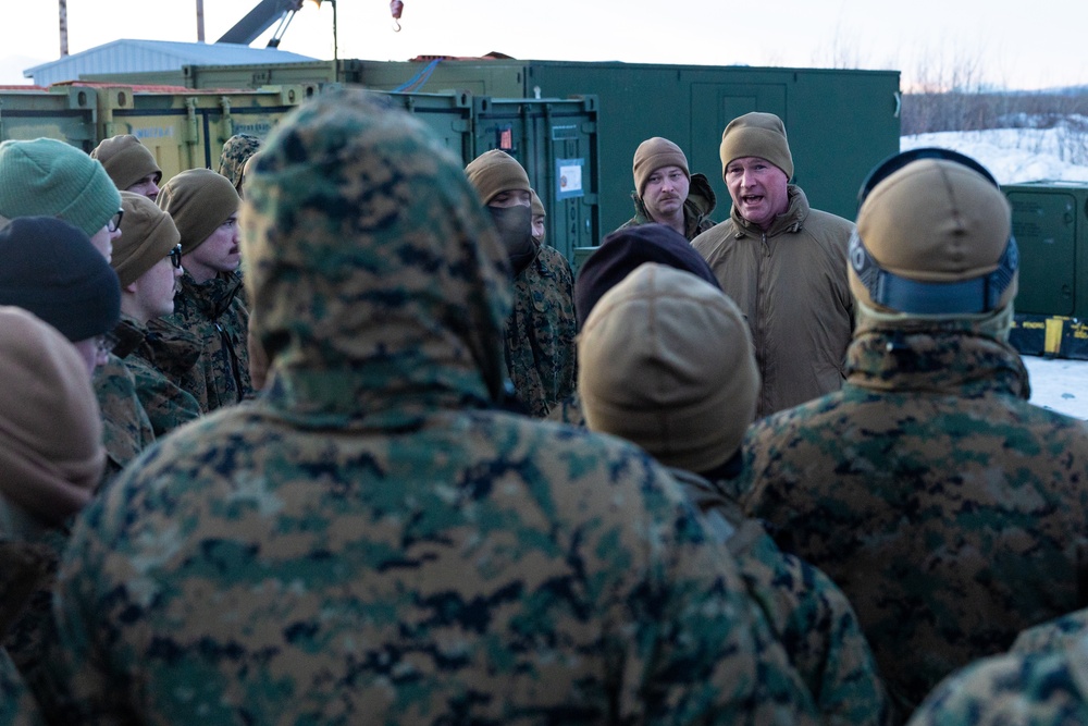 ARCTIC EDGE 2024: Commanding Officer of MACG 48 visits MACS 24