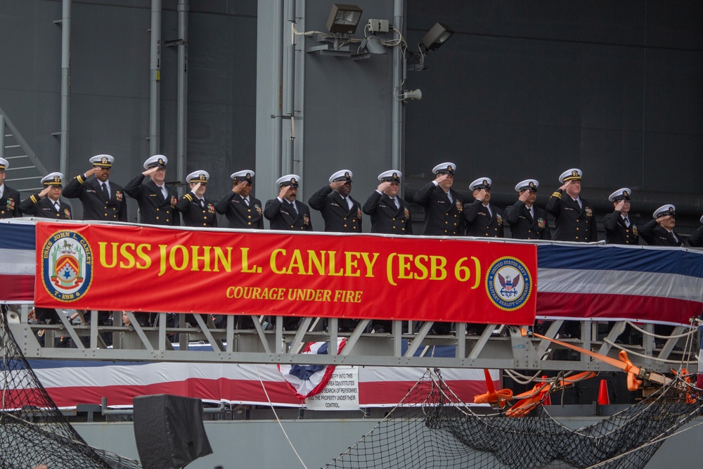 USS John L. Canley Commissioned in California