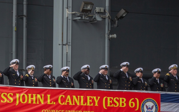USS John L. Canley Commissioned in California