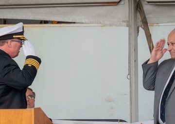 SECNAV Del Toro Honors John L. Canley at Ship Commissioning
